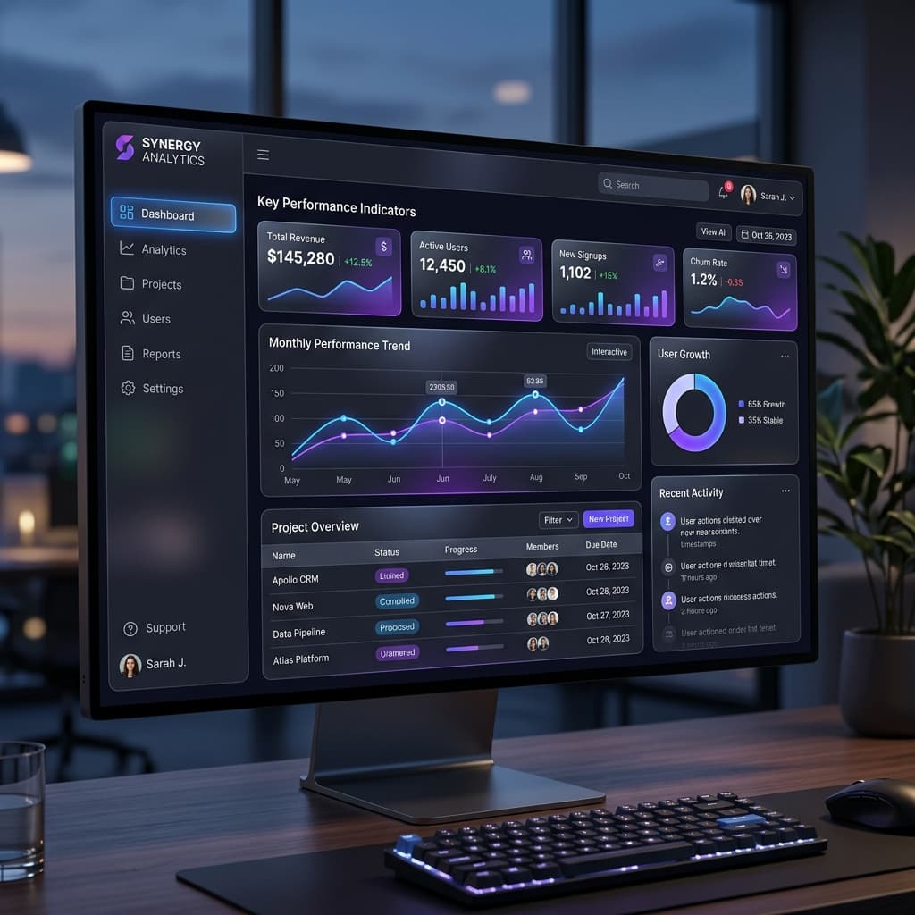 SaaS Dashboard Pro